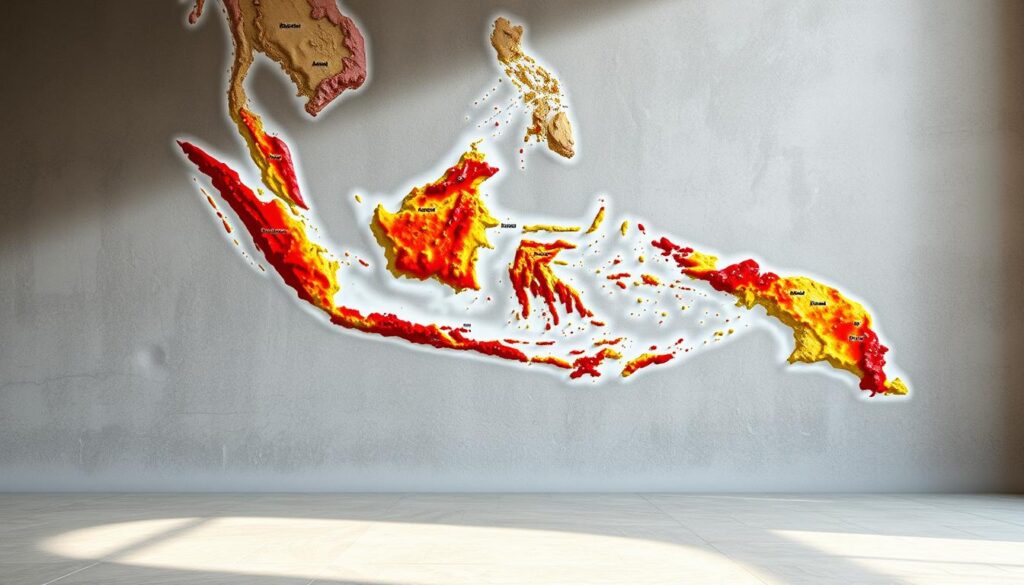 peta seismisitas Indonesia